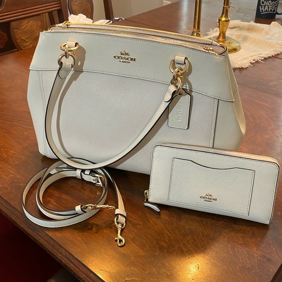 Coach Handbags - Coach tote and matching wallet